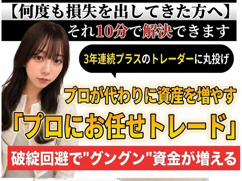 ドルねこ おまかせEAの広告ページ