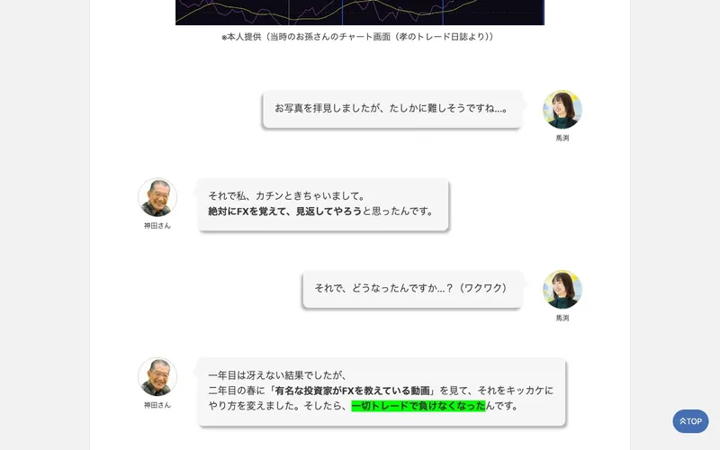 キングメーカーFXの記事風LP内容