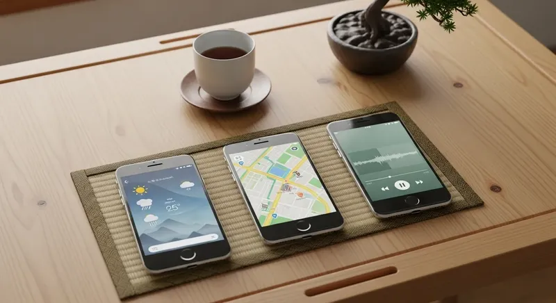 スマートフォンを操作する人の手元のイメージ