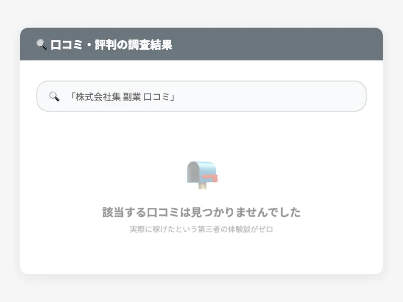 口コミ・評判を調査するイメージ