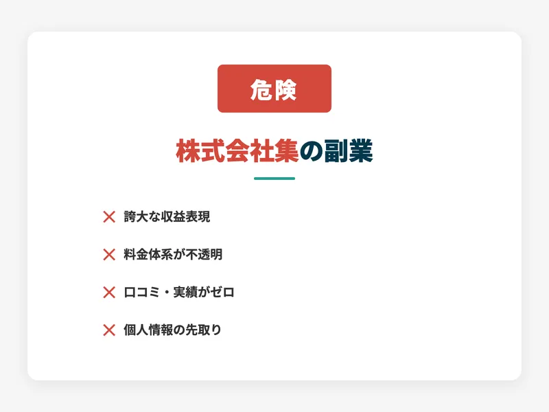 株式会社集の副業広告。「動画を選んで1日10万円」と表示