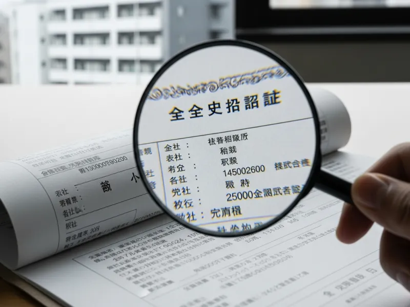 特商法に記載された株式会社GENERALHAWKの情報を調査する様子